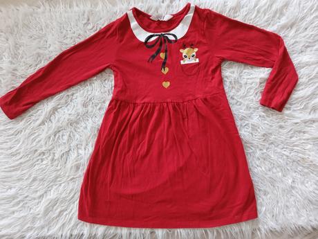 Vianočné šaty, h&m,110