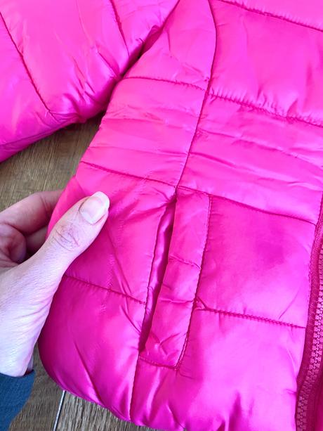 Ružová zimná bunda, f&f,98