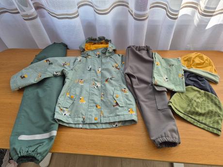 Termo set tchibo 98/104 + softshellové nohavice, tchibo,98