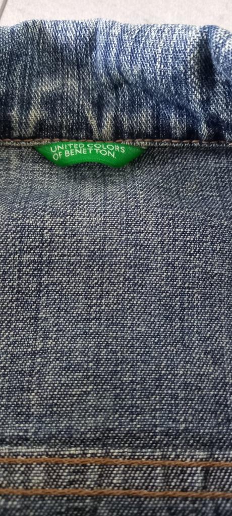 Riflová bunda benetton, benetton,s