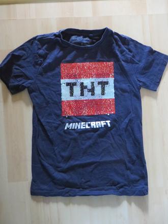 Tričko minecraft - premieňacie - next - veľ. 140, next,140