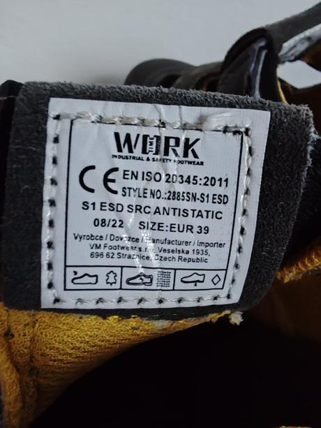 Pracovné topánky, 39