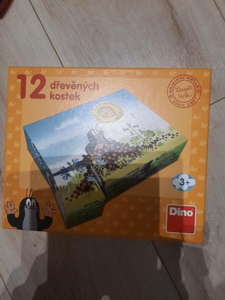 Drevené kocky krtko, 