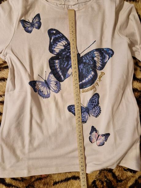 Dievčenské tričko m, h&m,134