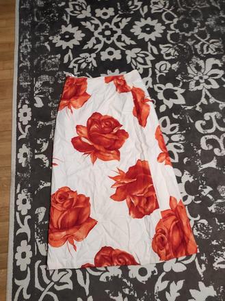 Sukňa s rużami, l