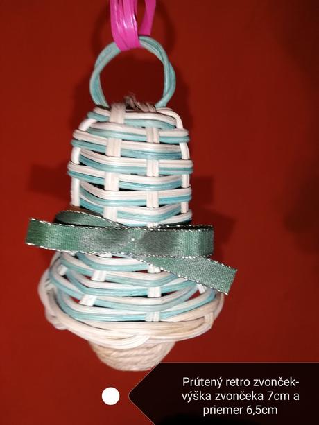 Retro prútený zvonček, 