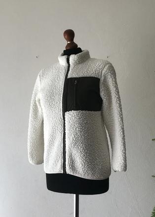 Štýlová dievčenská "teddy" bunda, bonprix,140