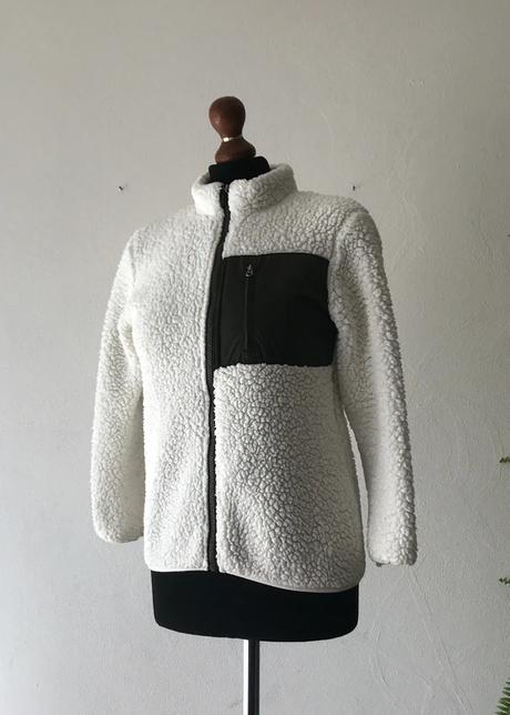 Štýlová dievčenská "teddy" bunda, bonprix,140