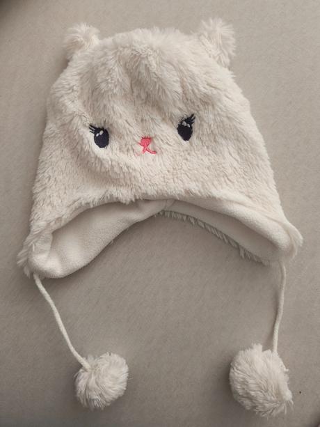 Zimná čiapka mačička obvod 44 cm, 44