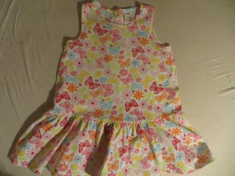 Letné šaty s motýlikmi, h&m,86