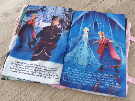 Frozen látková kniha v angličtine, 