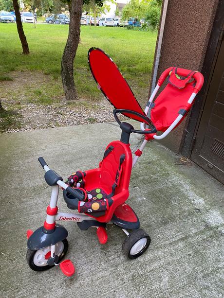 Fisher-price trojkolka charisma 4v1 - red,