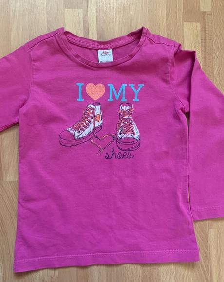 S.oliver dievčenské tričko s topánkami, s.oliver,92