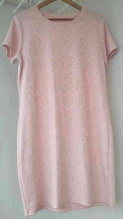 Minišaty, lososová/marhuľková farba, v. 42/44/xl, l