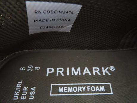Primark memory foam, veľ.39, primark,39