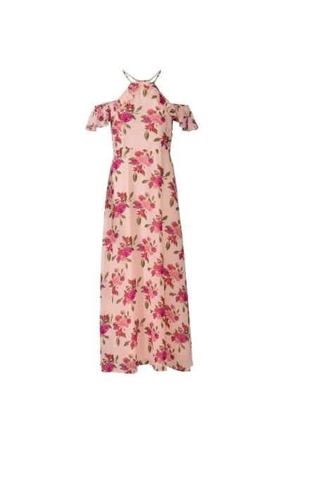 Letné šaty s odhalenými pleciami, esmara,36