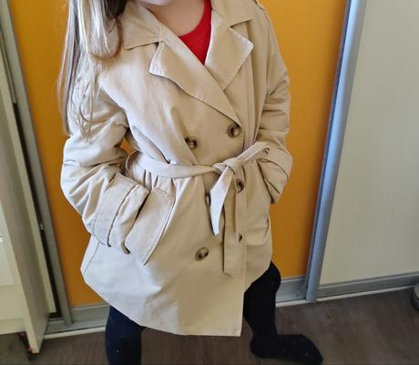 Dievčenský trench coat zara, zara,128