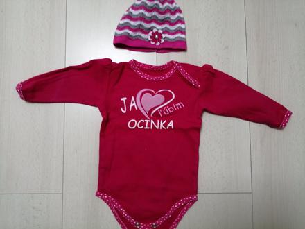 Body plus čiapočka veľ. 68, 68