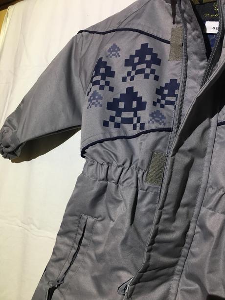 Tenký overal - kombinéza s reflexnými prvkami, 80