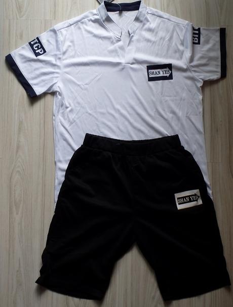 Letná súprava bielo čiernej farby, l/xl, l