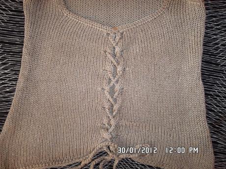 Ručne pletený top, m