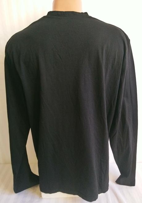 Pánske čierne tričko, kariban, xl, kariban,xl