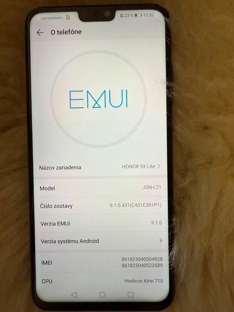 Predám mobil huawei honor 9x lite, huawei