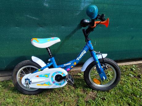 Detský bicykel 12 - dema funny blue, dema,12