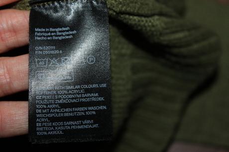 Khaki dámsky sveter h&m v. s, h&m,s