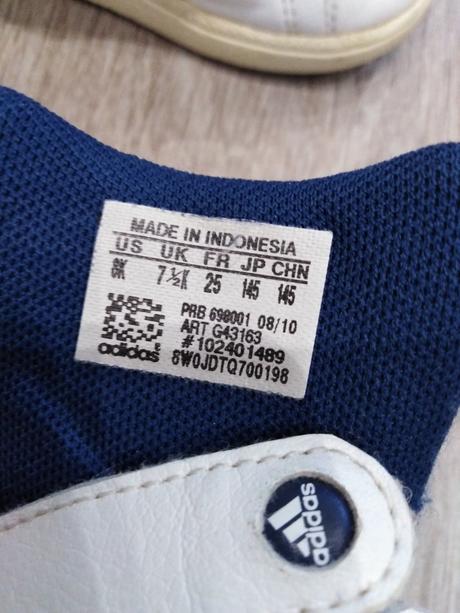 Biele tenisky, adidas,25