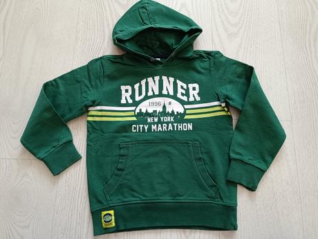 Zelená mikina s kapucňou, 116