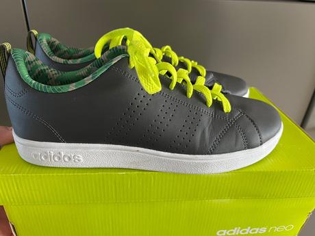 Štýlové tenisky adidas neo s neonovými šnúrkami, adidas,38
