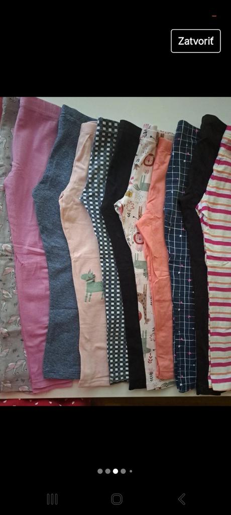 Legíny 17ks 6/7 rokov, h&m,122