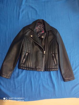 Ako nová -kožená bunda, kik,128