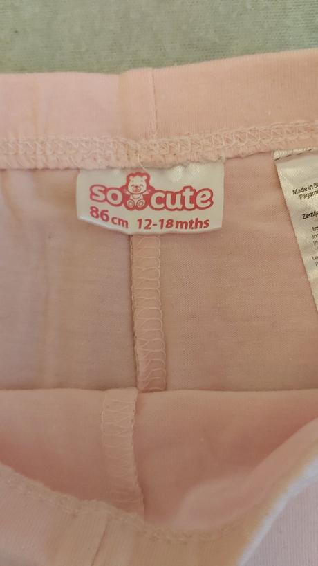 Legíny ružové so srdiečkami 86, pepco,86