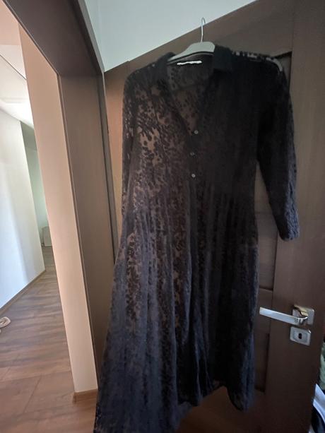 Priehľadné šaty, zara,s