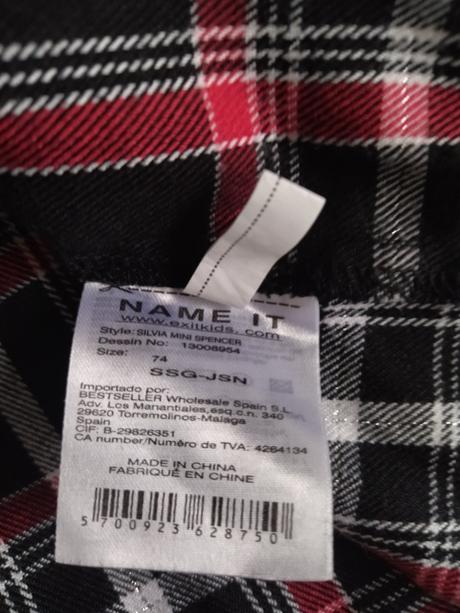 Karované šatky, name it,74