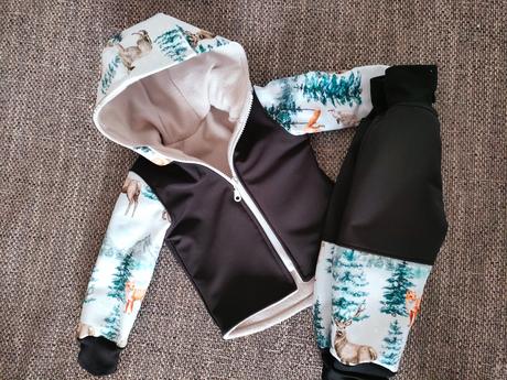 Softshellová bunda +nohavice, 74 - 146