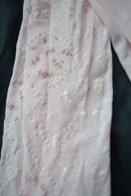 Ružové dievčenské pančušky 100 perc stav, 122