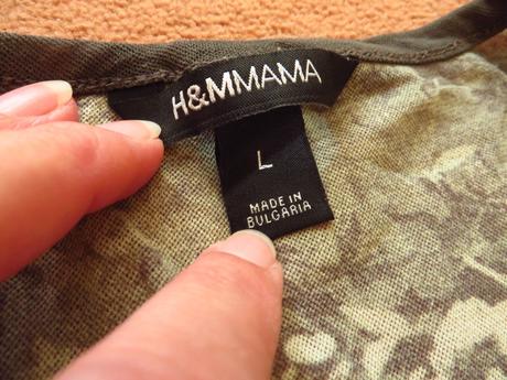Tehotenské tričko - top - veľ. l, h&m,l