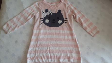 Pletené šaty lupilu-veľ-86/92-super stav, lupilu,92