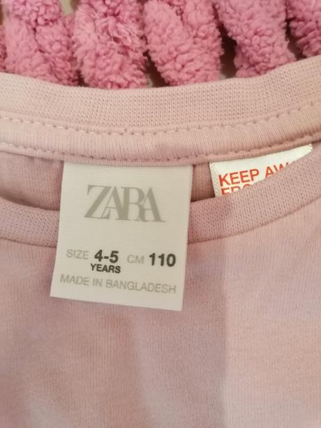 Blúzkové tričko, zara,110