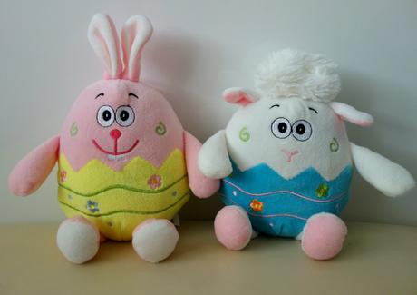 Duo - ovečka a zajko,