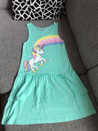 Šaty s jednorožcom, 140/146, bonprix,140