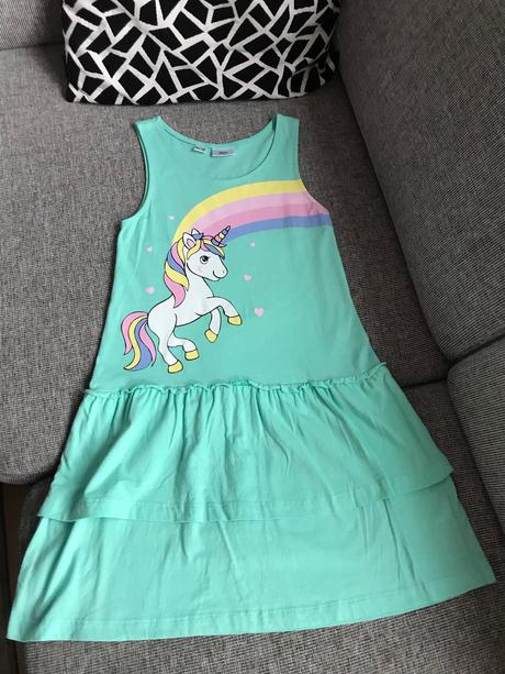 Šaty s jednorožcom, 140/146, bonprix,140