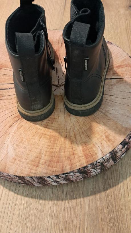 Nepremokavé čižmy na zips 3x obuté, h&m,34