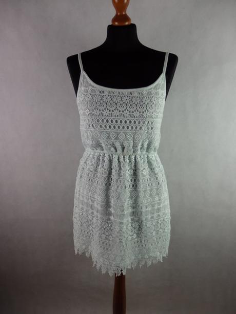 Letné čipkované šaty, h&m,s