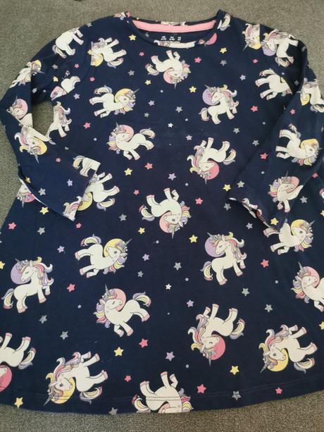 Šaty jednorožec 3-4roky, f&f,104