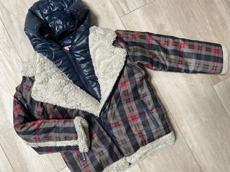 Štýlová teplá bunda boboli, 122 / 128