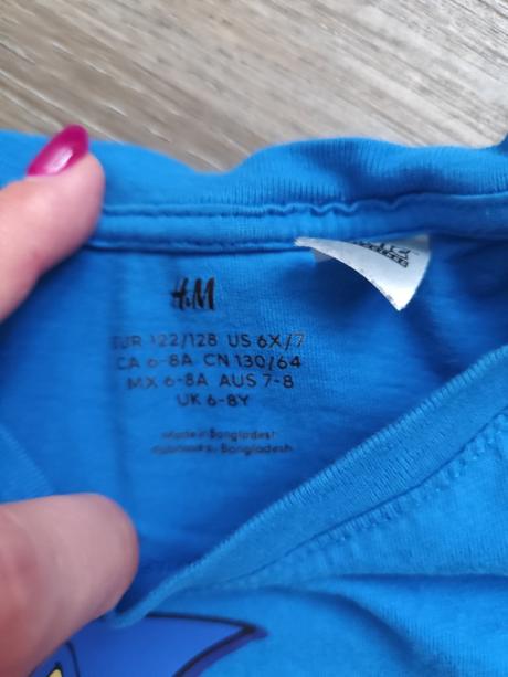Tričko ježko sonic, h&m,122